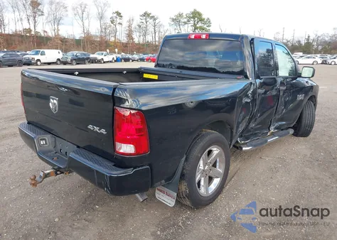 2018 Ram 1500 Express 4X4 6'4 Box from USA, damaged, VIN 1C6RR7FGXJS264558